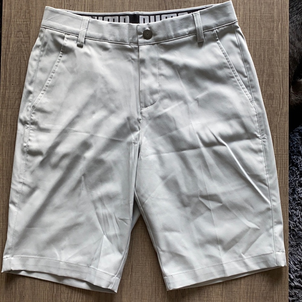 Grey Puma Golf Shorts size 28